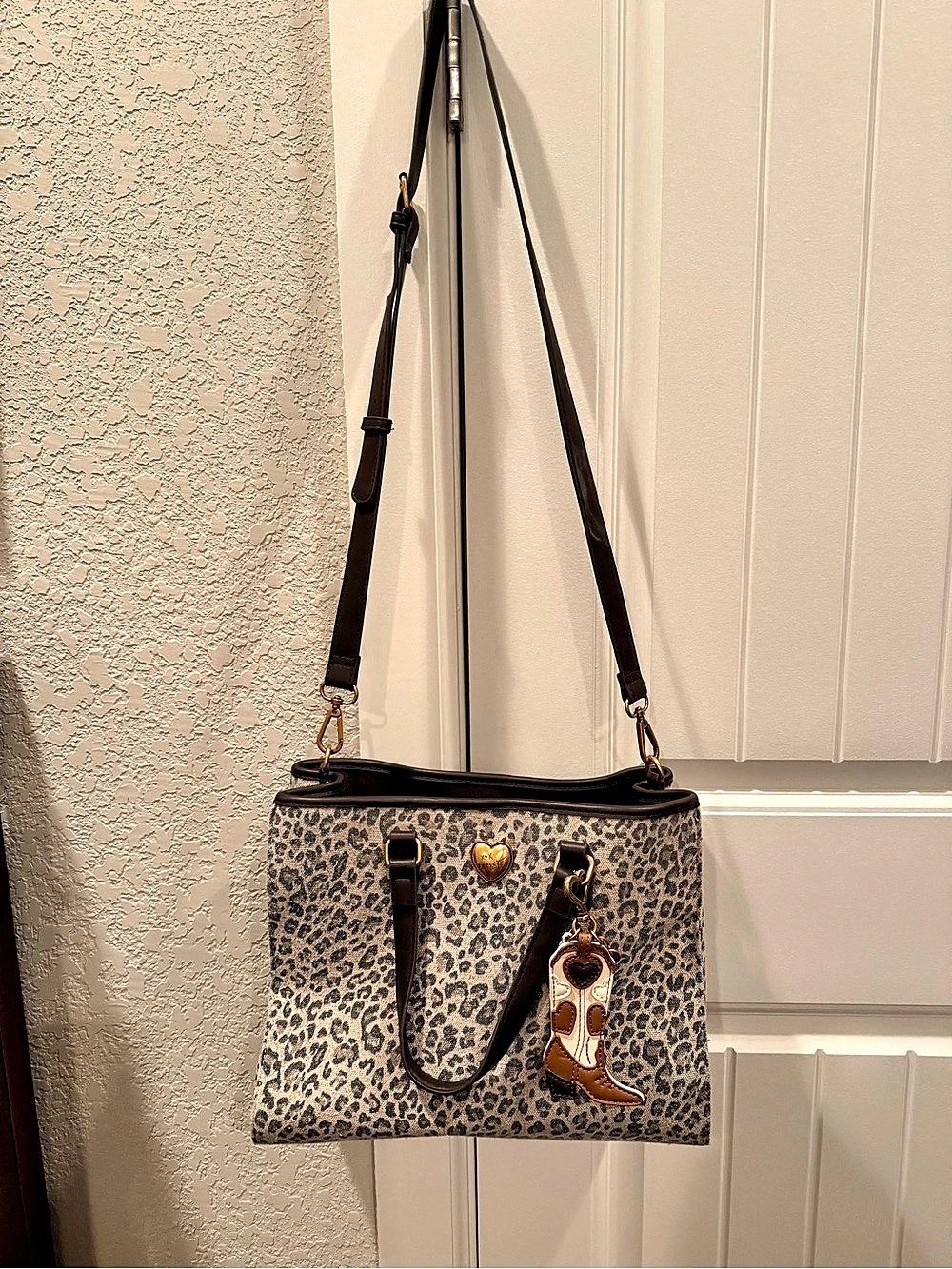 Betsey Johnson Leopard Print Tote Bag